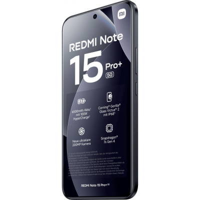Смартфон Xiaomi Redmi Note 15 Pro Plus 5G 12Gb/512Gb (Black)