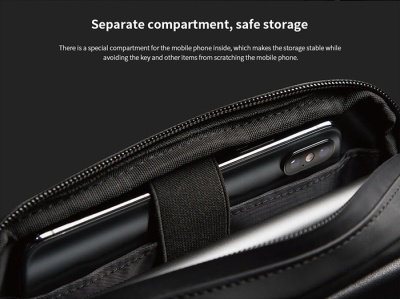 Сумка на пояс Xiaomi TAJEZZO N4-BLK01