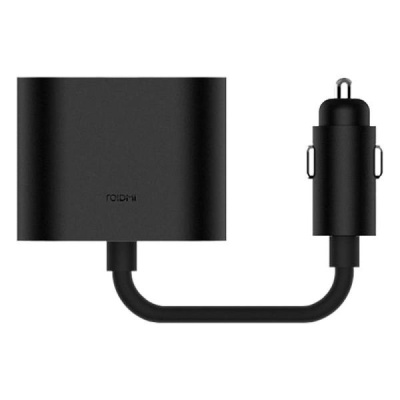 Разветвитель АЗУ Xiaomi Mi Roidmi Dual Port Converter (черный)