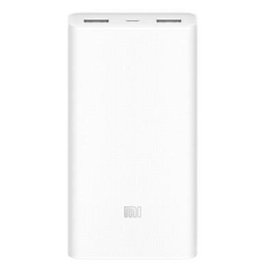 Внешний аккумулятор Xiaomi Mi Power Bank 2C 20000 mAh (белый)