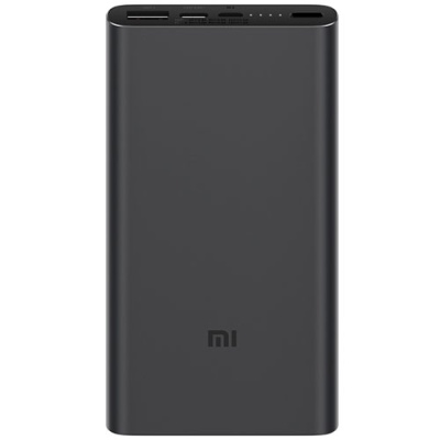 Внешний аккумулятор Xiaomi Mi Power Bank 3 10000 mAh (черный) (PLM12ZM)