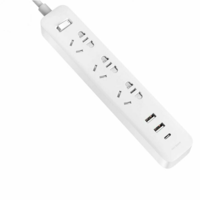 Удлинитель Xiaomi Mi Power Strip 20W 2A1C (XMCXB05MN) (белый)