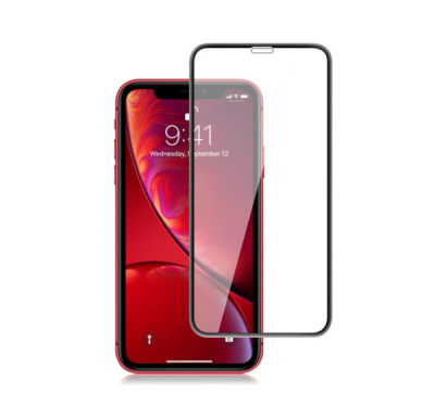 Защитное стекло iPhone XR (10D) (пластик)