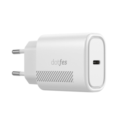Зарядное устройство USB-C 3.0A Dotfes C01A 18W (Quick Charge 3.0 Power Delivery)
