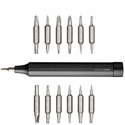 Отвертка Xiaomi Hoto Precision Screwdriver Kit 24 in 1 (серый) (QWLSD004)