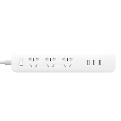Удлинитель Xiaomi Mijia Power Strip 27W 3 розетки+3 USB (MJCXB02QM)