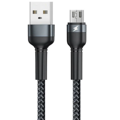 Кабель USB-Micro USB Remax Jany RC-124m (2.4A, 1m) черный