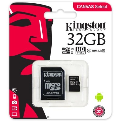 Карта памяти Kingston 32Gb MicroSDHC