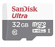 Карта памяти microSDHC 32Gb Class10 Sandisk SDSQUNR-032G-GN3MA Ultra Light + adapter