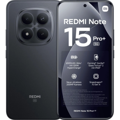 Смартфон Xiaomi Redmi Note 15 Pro Plus 5G 12Gb/512Gb (Black)