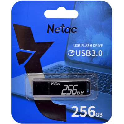 256GB USB 3.0 Flash Drive NETAC U351 черный (NT03U351N-256G-30BK)