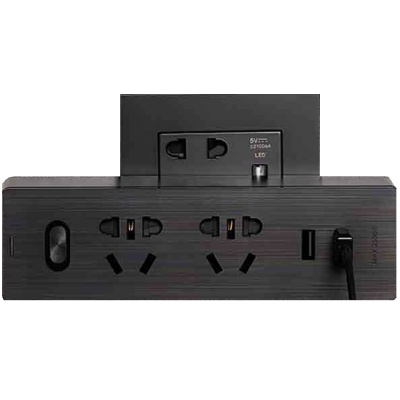 Сетевой переходник Xiaomi Aigo 2 розетки + 2 USB (TZ0221)