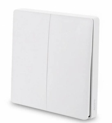 Настенный выключатель Xiaomi Wireless Switch Double Button (XMWXKG01YL)