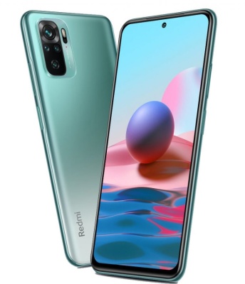 Смартфон Xiaomi Redmi Note 10 4Gb/64Gb (зеленый/Lake Green)