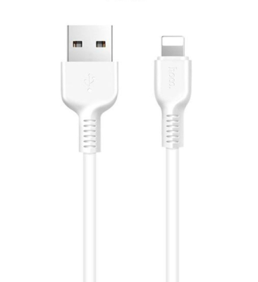 Кабель Apple Lightning Hoco X20 белый 2m
