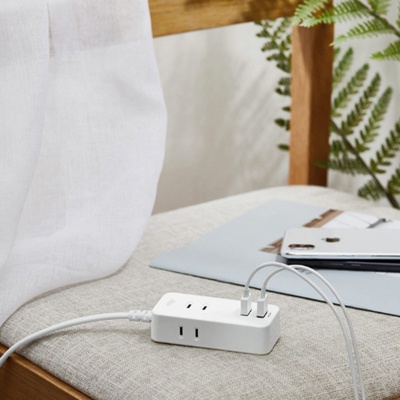 Удлинитель зарядка Xiaomi Patriot Three-Position Plug-in Board 2 USB (F0320)