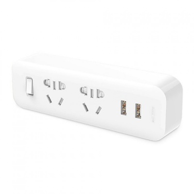 Сетевой переходник Xiaomi Mi Power Strip 2 розетки + 2 USB (MJEWZHQ-01QM)