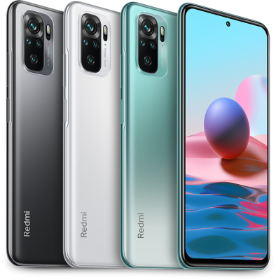 Смартфон Xiaomi Redmi Note 10 4Gb/64Gb (зеленый/Lake Green)