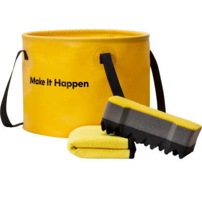 Набор для уборки HOTO Outdoor Wash Kit (желтый)