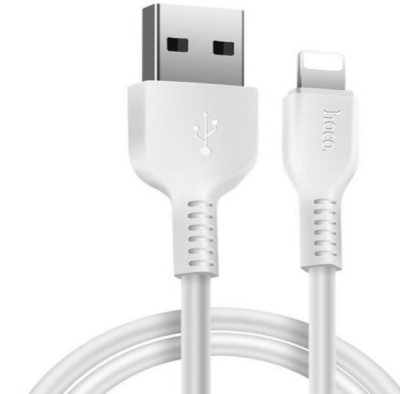 Кабель Apple Lightning Hoco X20 белый 3m