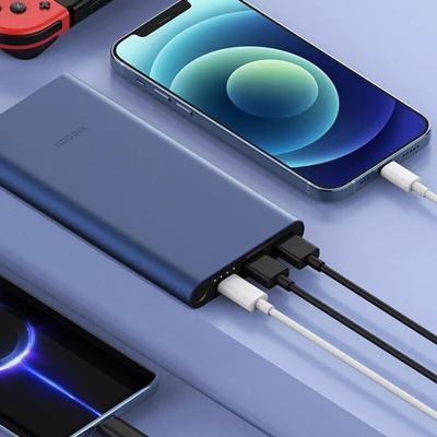 Внешний аккумулятор Xiaomi Mi Power Bank 3 10000 mAh (черный) (PB100DZM)