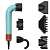 Beheart Hair Dryer X11 PRO EU (Насадок 6шт) green