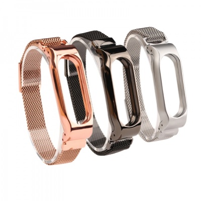 Ремешок для Xiaomi Mi Band 4 металлический (Разные цвета)