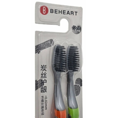 Набор зубных щёток BEHEART Carbon Wire Gingival Protection Toothbrush (2шт)