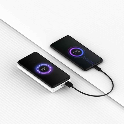 Внешний аккумулятор с беспроводной зарядкой Xiaomi Mi Wireless Power Bank 10000 mAh Youth (белый)