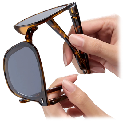 Солнцезащитные очки Xiaomi Mijia Folding Polarized Sunglasses MJTA01LM (Tortoiseshell Brown)3