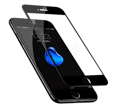 Защитное стекло iPhone 7 Plus (10D) (пластик)