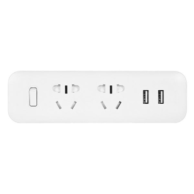 Сетевой переходник Xiaomi Mi Power Strip 2 розетки + 2 USB (MJEWZHQ-01QM)