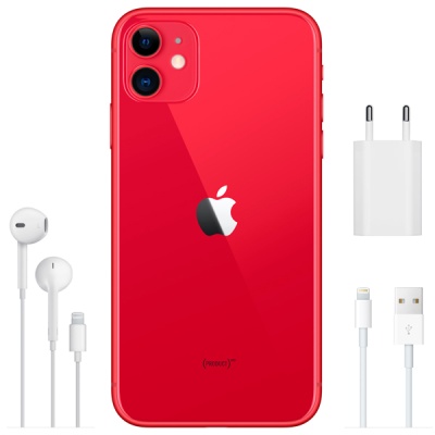 Смартфон Apple iPhone 11 128Gb (красный)