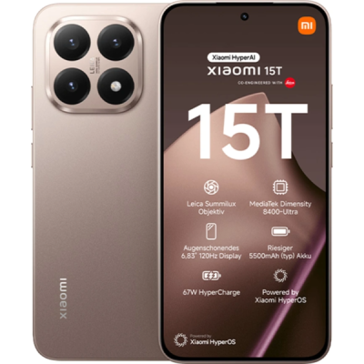 Смартфон Xiaomi 15T 12Gb/512Gb (Gold)