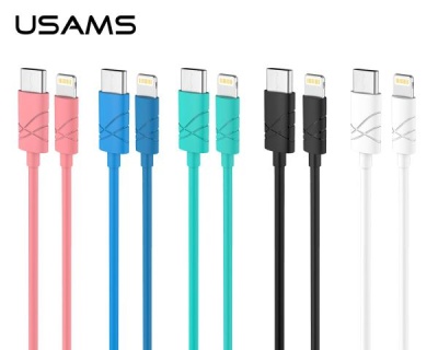 Кабель Apple Lightning - Type-C, Usams U-Gee