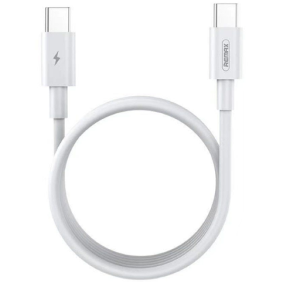 Кабель Type-C-Type-C Remax Marlik RC-183c (5А, PD 100W, 2m) белый