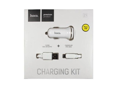 Автомобильная зарядка Hoco Z4 1 USB