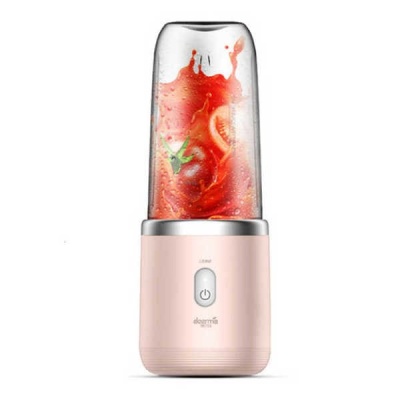 Блендер портативный Xiaomi Deerma Wireless Juicer Fruit Cup 400ml (DEM-NU05)