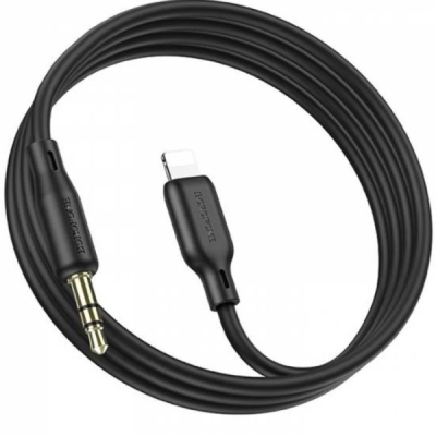 Кабель AUX-Type-C Borofone BL18 черный (1м)