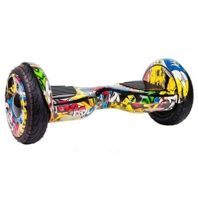 Гироскутер Smart Balance 10.5 + App + Самобаланс (граффити желтый)