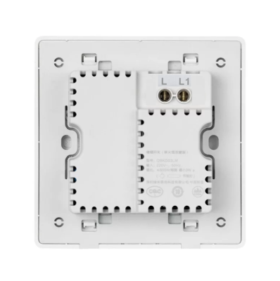 Настенный выключатель двухклавишный Xiaomi Aqara Wall Light Switch (QBKG03LM)