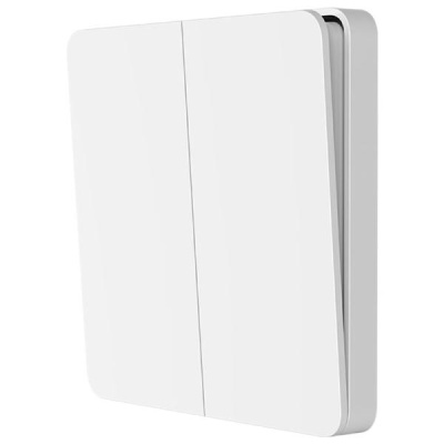 Настенный выключатель Xiaomi Mijia Wall Switch Double Button (двухклавишный) (MJKG01-2YL)