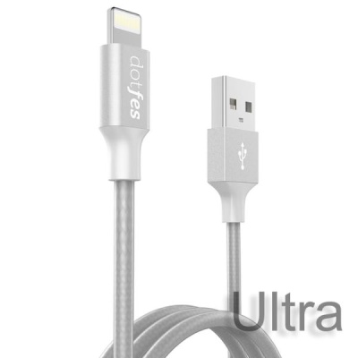 Кабель Apple Lightning A03F, Dotfes (Белый)