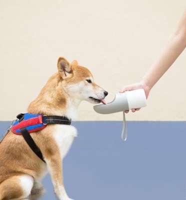 Поилка для животных Xiaomi Moestar Rocket Portable Pet Cup (серый)